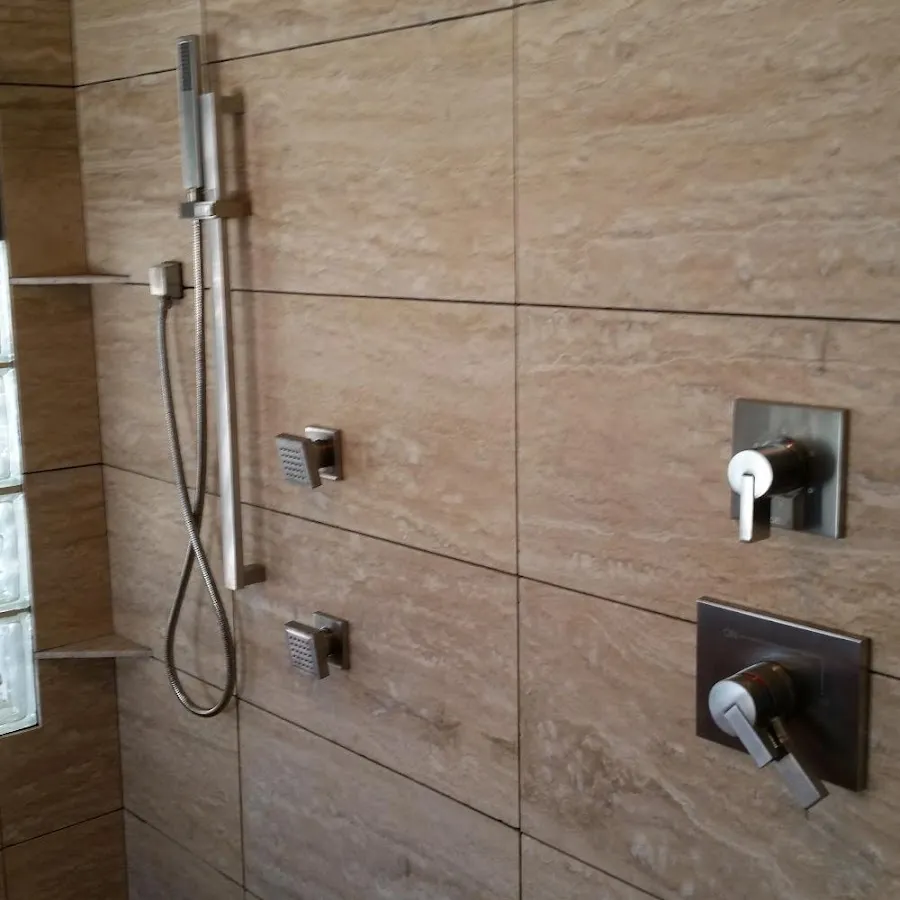 Shower fixture installation for Gas Line Repair in University